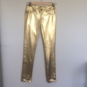 Robin’s Jean Gold Skinny Jeans